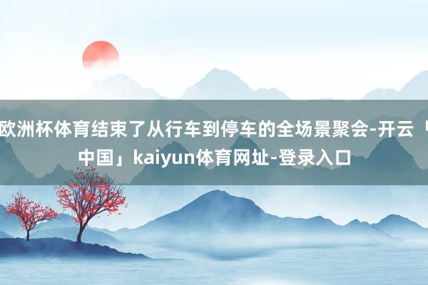 欧洲杯体育结束了从行车到停车的全场景聚会-开云「中国」kaiyun体育网址-登录入口